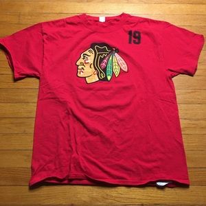 Jonathan Toews #19 Chicago Blackhawks T Shirt